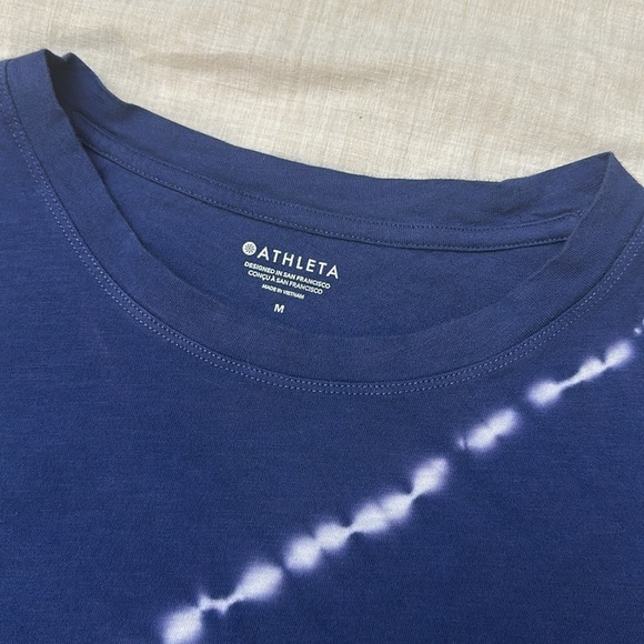 Athleta Women’s Organic Daily Relaxed Short Sleeve Tee Cotton Size Medium - Picture 5 of 6